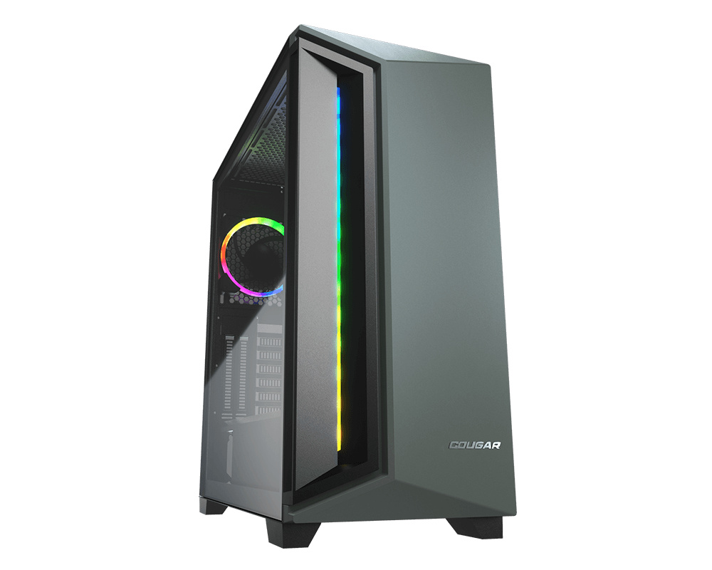 COUGAR DARKBLADER X7 ( TRANSLUCENT BLACK | MIDNIGHT GREEN ) RGB / MID TOWER / Tempered Glass COUGAR DARKBLADER X7 ( TRANSLUCENT BLACK | MIDNIGHT GREEN ) RGB / MID TOWER / Tempered Glass